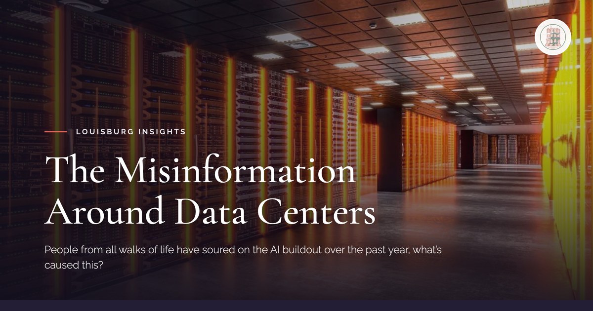 The Misinformation Around Data Centers