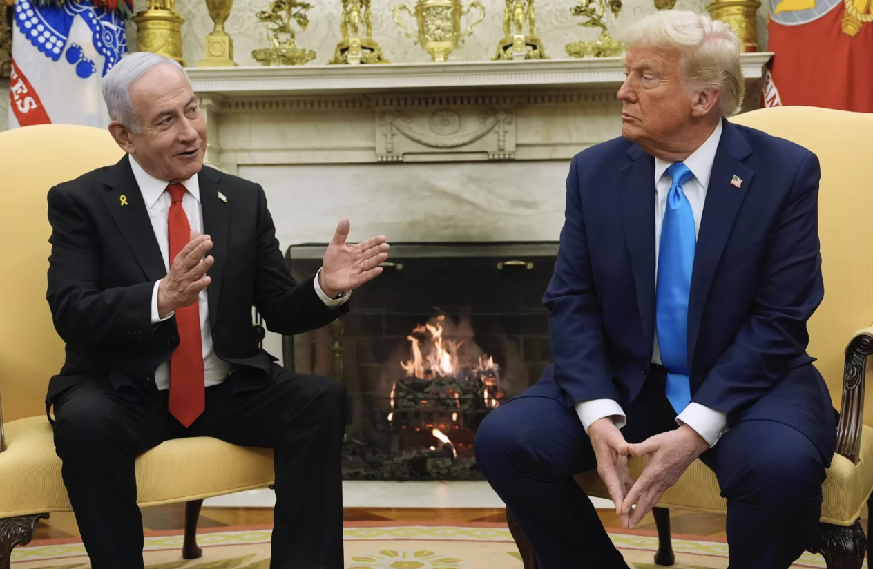 President Donald Trump and Israeli Prime Minister Benjamin Netanyahu.